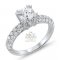 แหวนหมั้น แหวนแต่งงาน แหวนเพชรชู 73 สตางค์ น้ำ 98% GIA