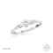 แหวนหมั้น แหวนแต่งงาน แหวนเพชร 17 สตางค์น้ำขาว KD3766