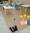 Adjustable Floor Stand with Security Lock