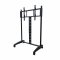 Large Display Mobile Stand with Shelves