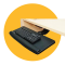 KEYBOARD TRAY แบบปรับระดับความสูง AR-20206