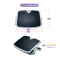 Ergonomic Footrest ปรับเอียงได้ ระบบสปริง สีเทา FR006G