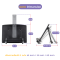 3 In 1 Book Stand - Black