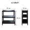 STARKO mini Shelf รุ่น B3 ชั้นเหล็ก ประกอบง่าย ไม่ต้องง้อน็อต ขนาด 3 ชั้น รับน้ำหนักได้ 80 KG. ต่อชั้น
