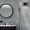 HONS Bathroom ชุดฝักบัวสายอ่อน SS103-CH ABS สีโครม สายน้ำนุ่มนวล ไม่ทำให้เจ็บผิว อุปกรณ์ครบชุด รับประกันสินค้า 1 ปี