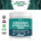 ผงสไปรูลิน่าออร์แกนิค (สาหร่ายเกลียวทอง) Organic Spirulina powder  (75 เสิร์ฟ)