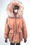 เช่าเสื้อกันหนาว รุ่น Blushing Bride Fur Hooded Down Jacket  0911GCL626FAOR4XL1
