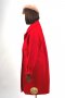 เช่าเสื้อโค้ทผู้หญิง รุ่น  Mandevilla Red Swing Double Breasted Velvet Coat 902GCL298FAREXL1
