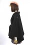 เช่าเสื้อโค้ทผู้หญิง รุ่น   Ebony Swing Double Breasted Mantle Coat  904GCS365FABKF1