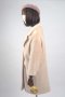 เช่าเสื้อโค้ทผู้หญิง รุ่น Faux Mink Fluffy Light Peach Swing Double Breasted Coat	 902GCL282FACRXL1