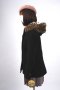 เช่าเสื้อโค้ทผู้หญิง รุ่น  Fur Ebony Crow Pea Coat  902GCS134FABKM1
