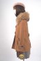 เช่าเสื้อโค้ทผู้หญิง รุ่น  Fur Peacan Brown Duffle Coat  902GCL197FABRS1