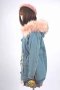 เช่าเสื้อขนเป็ด รุ่น  Fur Faux Denim Parka  904GJY362FABLXL1