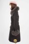 เช่าเสื้อโค้ทผู้หญิง รุ่น Cocoa Brown Fur Swing Double Breasted Coat  904GCF373FABRS1