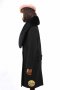 เช่าเสื้อโค้ทผู้หญิง รุ่น Fur Obsidian Swing Double Breasted Coat 905GCL445FABKL1