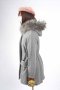 เช่าเสื้อโค้ทผู้หญิง รุ่น  Fur Faux Peppercorn Wrap Coat  905GCL428COGYM1