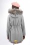 เช่าเสื้อโค้ทผู้หญิง รุ่น  Fur Faux Peppercorn Wrap Coat  905GCL428COGYM1