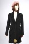 เช่าเสื้อโค้ทผู้หญิง รุ่น Obsidian Swing Double Breasted Coat	0908GCL494FABKM-L1