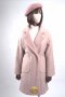 เช่าเสื้อโค้ทผู้หญิง รุ่น  Peach and Cream Swing Double Breasted Velvet Coat   905GCL2025FAPKL1