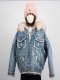 เช่าแจ็คเก็ตเฟอร์  *** Limited Editon ***  รุ่น Fur Faux Jean Jacket 	901GJY2007FABLF2