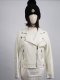 เช่าแจ็คเก็ตหนัง  Chantilly Lace Faux Leather Jacket 903GJP308FAWHS1