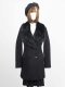 เช่าเสื้อโค้ทผู้หญิง รุ่น  Midnight Double Breasted Coats	2009GCL820FABK1