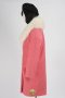 เช่าเสื้อโค้ทผู้หญิง รุ่น  Fox Fur collar Flirty Flamingo Long Coat  2006GCL720FAPK1