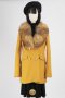 เช่าเสื้อโค้ทผู้หญิง รุ่น Fox Fur collar Prairie Sunset Coat  2006GCL722FAYE1
