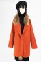 เช่าเสื้อโค้ทผู้หญิง รุ่น  Fox Fur collar Borgonha Coat   2006GCL748FARE1