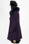 เช่าเสื้อโค้ทผู้หญิง รุ่น  Fox Fur collar Pillow Purple Coat   2008GCL799FAPP1