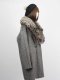 เช่าเสื้อโค้ทผู้หญิง รุ่น  Fox Fur collar Rocky Road Pin Check Coat	2009GCL825FABR1