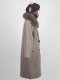 เช่าเสื้อโค้ทผู้หญิง รุ่น Fox Fur collar Chipmunk Double Breasted Coat	2009GCL827FABR1