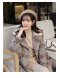 เช่าเสื้อโค้ทผู้หญิง รุ่น  Raw umber and Phuhalo Blue Plaid Coats 0909GCL585FABR