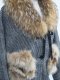เช่าเสื้อกันหนาว รุ่น Grease and white flour Fur Houndstooth Jacket with fur 905GCS2027FABKL4