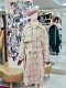 เช่าเสื้อโค้ทผู้หญิง รุ่น  Simply white and revere pewter Plaid Coats	0909GCL505FABR