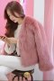 เช่าแจ็คเก็ตเฟอร์ รุ่น Fur Faux Rose Pink jacket	909GJF532FAPKM1