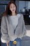 เช่าแจ็คเก็ตเฟอร์ รุ่น Fur Faux Dim Green jacket	909GJF538FAGYL1