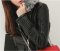เช่าเสื้อกันหนาว รุ่น   Fur Faux Obsidian Leather jacket 	905GJP432FABK