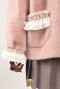 เช่าเสื้อโค้ทผู้หญิง  Limited Editon รุ่น  Faux Mink Fluffy Misty Rose Pea Coat  902GCS275FAPK2XL1