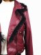 เช่าแจ็คเก็ตหนัง Jalapeno Red Faux Leather Jacket 902GJP248FARES1