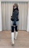 เช่าเสื้อโค้ทผู้หญิง รุ่น Black Pitch Jacket	2101GJS963FABK1