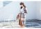 เช่าเสื้อโค้ทผู้หญิง รุ่น  Blue and brown plaid Wool Coat 905GCL377FABRM1