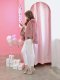 เช่าแจ็คเก็ตเฟอร์ รุ่น Fur Faux Rose Pink jacket	909GJF532FAPKM1