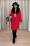 เช่าเสื้อโค้ทผู้หญิง   รุ่น  Red Rosella Single Breasted Coat	2101GCL914FARE1