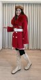 เช่าเสื้อโค้ทผู้หญิง  รุ่น*** Limited Edition ***  Equestrian Red Double Breasted Coat	2103GCL998FARE1