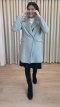เช่าเสื้อโค้ทผู้หญิง  รุ่น Lilac gray Double Breasted Coat	2107GCL1353FAGY1