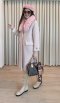 เช่าเสื้อกันหนาว รุ่น  Pink Dianthus Double Breasted Coat	2108GCL1523FAPK1