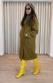 เช่าเสื้อโค้ทผู้หญิง รุ่น Yellow Jasmine Straight Cut Double Breasted Coat	2009GCL840FAGN1