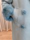 เช่าเสื้อโค้ทผู้หญิง  รุ่น  Blissful Blue Double Breasted Coat	2101GCL894FABL1