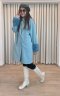 เช่าเสื้อโค้ทผู้หญิง  รุ่น  Blissful Blue Double Breasted Coat	2101GCL894FABL1